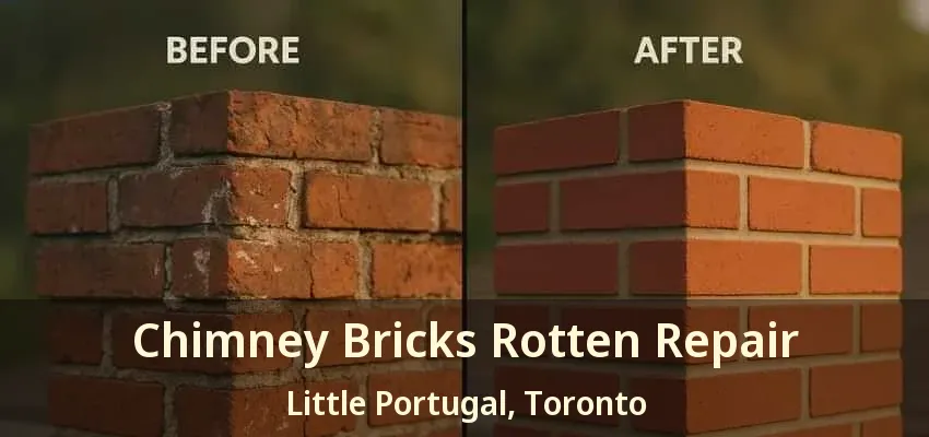 Chimney Bricks Rotten Repair Little Portugal, Toronto - ON