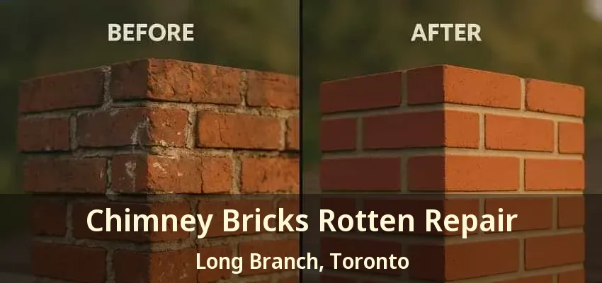 Chimney Bricks Rotten Repair Long Branch, Toronto - ON