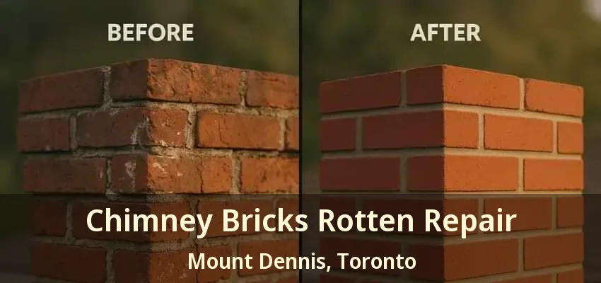 Chimney Bricks Rotten Repair Mount Dennis, Toronto - ON