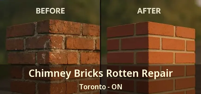 Chimney Bricks Rotten Repair Toronto - ON