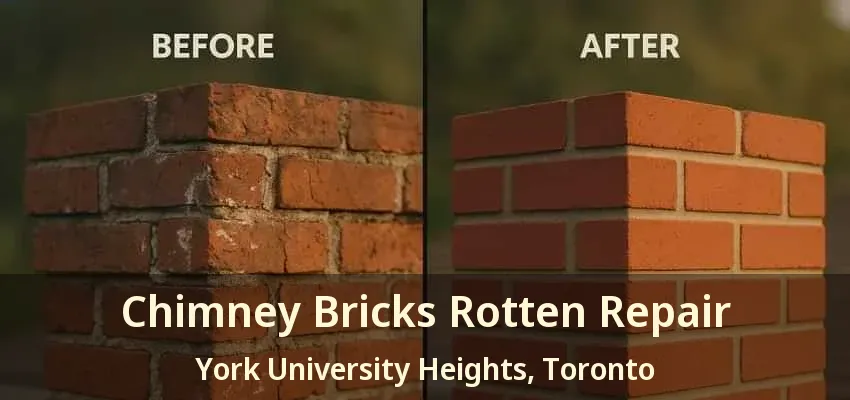Chimney Bricks Rotten Repair York University Heights, Toronto - ON