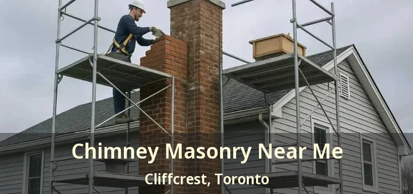 Chimney Masonry Near Me Cliffcrest, Toronto - ON