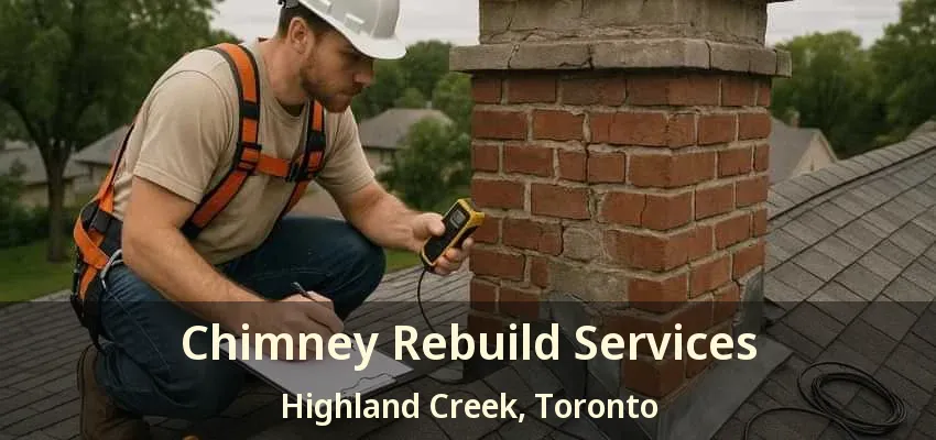 Chimney Rebuild Services Highland Creek, Toronto - ON