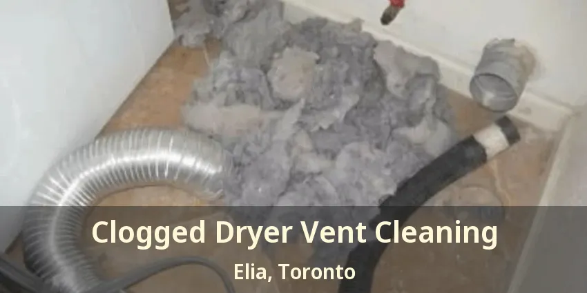 Clogged Dryer Vent Cleaning Elia, Toronto - ON