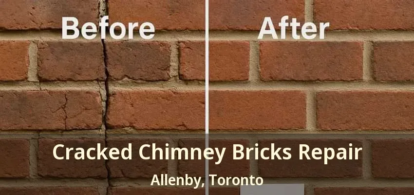 Cracked Chimney Bricks Repair Allenby, Toronto - ON