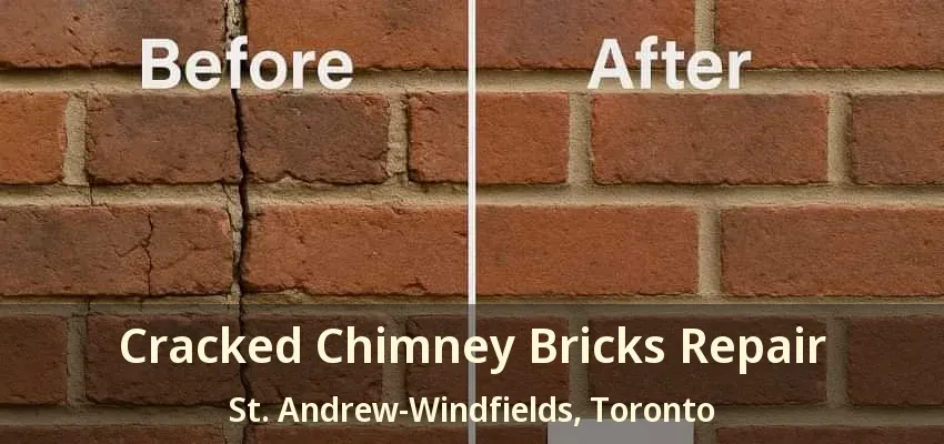 Cracked Chimney Bricks Repair St. Andrew-Windfields, Toronto - ON