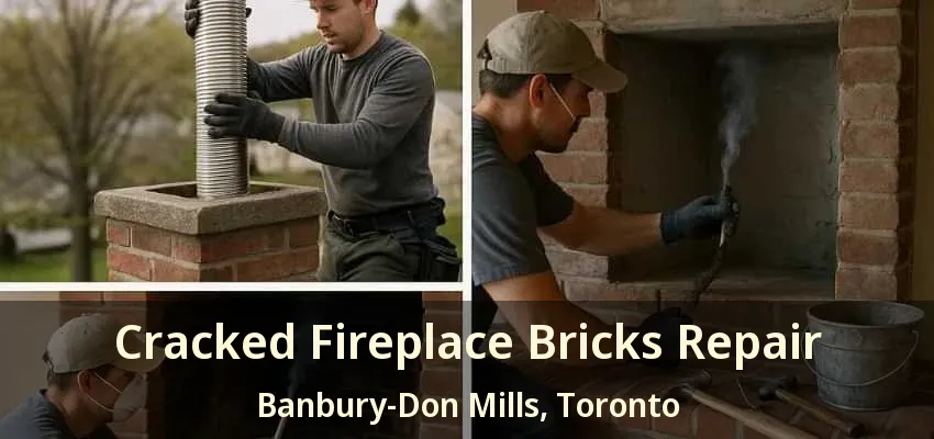 Cracked Fireplace Bricks Repair Banbury-Don Mills, Toronto - ON