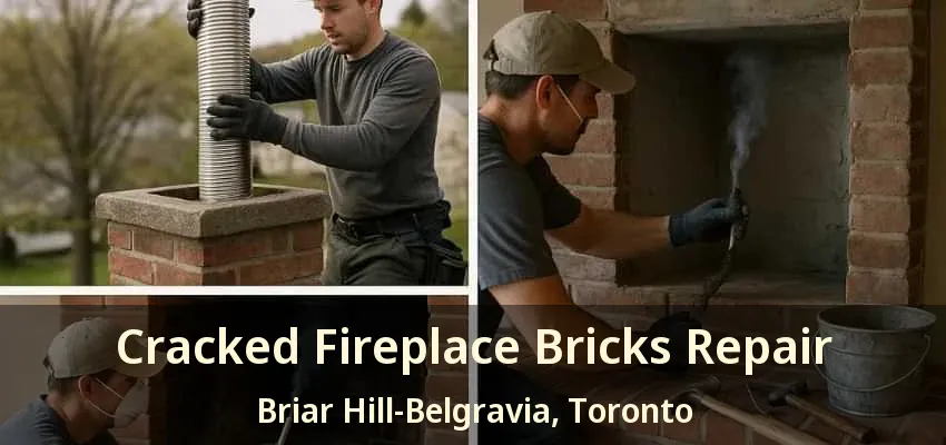 Cracked Fireplace Bricks Repair Briar Hill-Belgravia, Toronto - ON