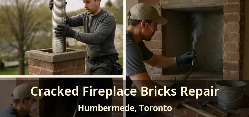 Cracked Fireplace Bricks Repair Humbermede, Toronto - ON