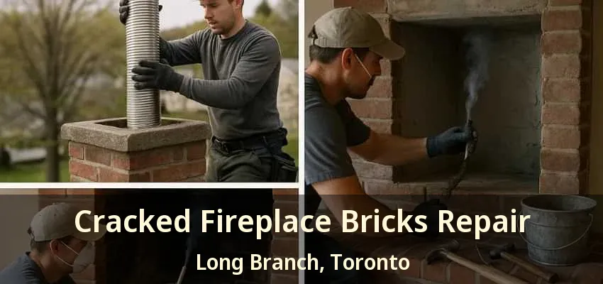 Cracked Fireplace Bricks Repair Long Branch, Toronto - ON