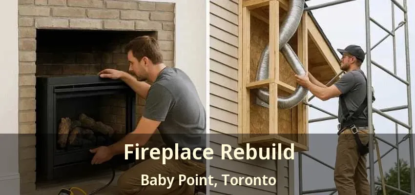 Fireplace Rebuild Baby Point, Toronto - ON