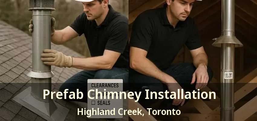 Prefab Chimney Installation Highland Creek, Toronto - ON