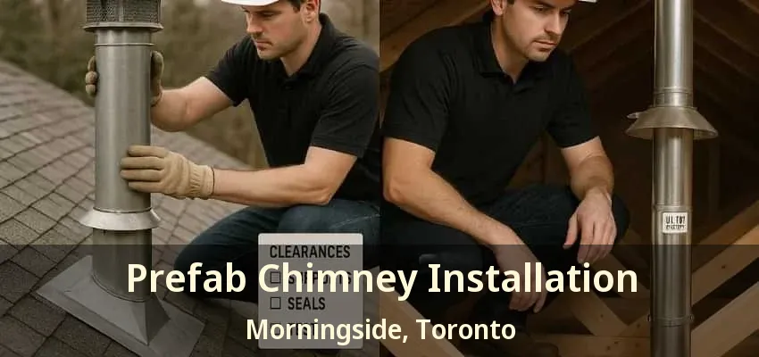 Prefab Chimney Installation Morningside, Toronto - ON