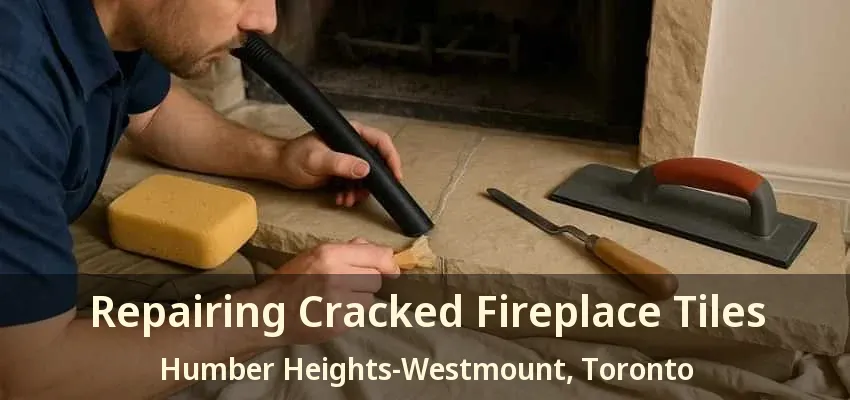 Repairing Cracked Fireplace Tiles Humber Heights-Westmount, Toronto - ON