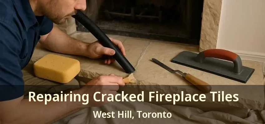 Repairing Cracked Fireplace Tiles West Hill, Toronto - ON